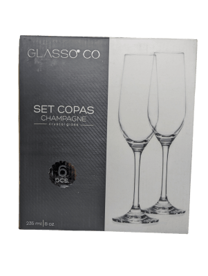 SET 6 COPAS CHAMPAGNE