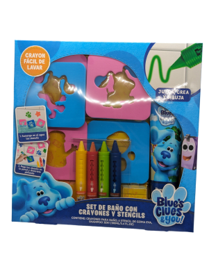 SHAMPOO +JUEGO ARTE BLUE CLUES
