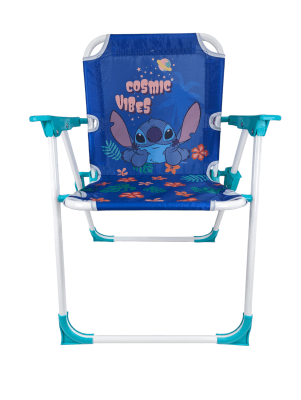 SILLA PLAYERA STITCH COSMIC VIBES PLEGABLE LIGERA Y RESISTENTE