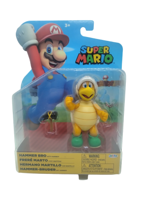 SUPER MARIO 4 FIGURAS WAVE 27 (HAMMER BRO)
