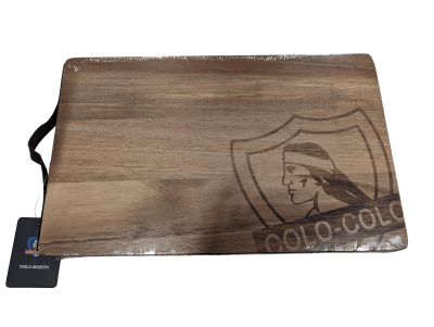 TABLA DE MADERA LOGO COLO COLO