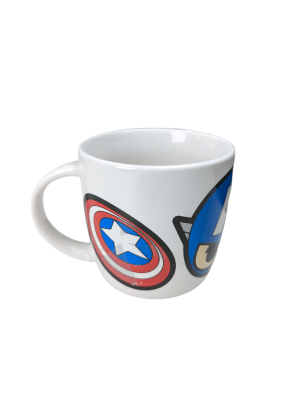 TAZON OVALADO COLECCION MARVEL CAPITAN AMERICA