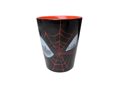 TAZON SPIDERMAN NEGRO TELA DE ARAÑA ROJA