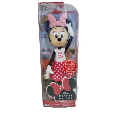 MUÑECA MINNIE ADOLECENTE FALDA ROJA C/ PUNTOS BLANCOS 1