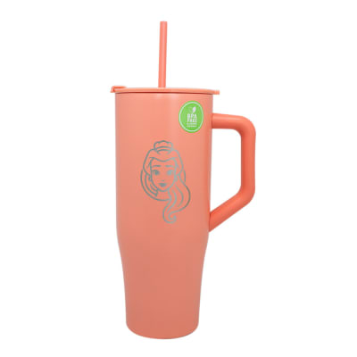 MUG 4O OZ LATTE CORAL PRINCESAS