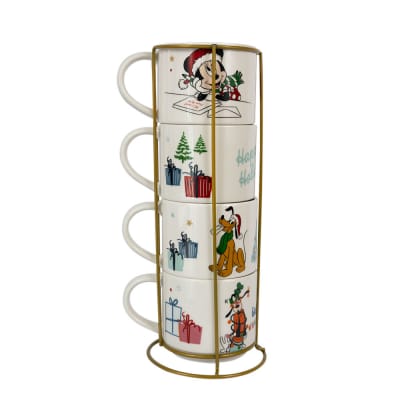 SET 4 TAZONES 400ML NAVIDAD DISNEY CLASSIC