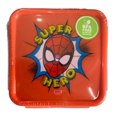 HERMETICO CUADRADO 500ML LICENCIAS SPIDERMAN