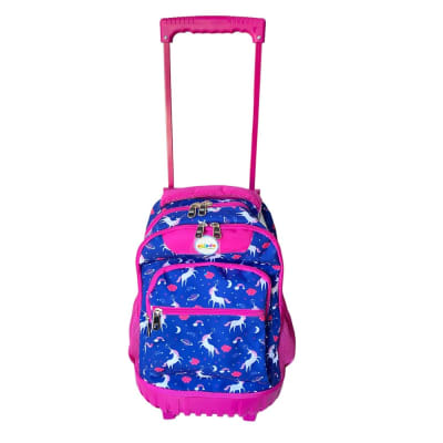 MOCHILA ESCOLAR UNICORNIO EKIZDE REFORZADA: PACK 3 PIEZAS CON LONCHERA Y ESTUCHE