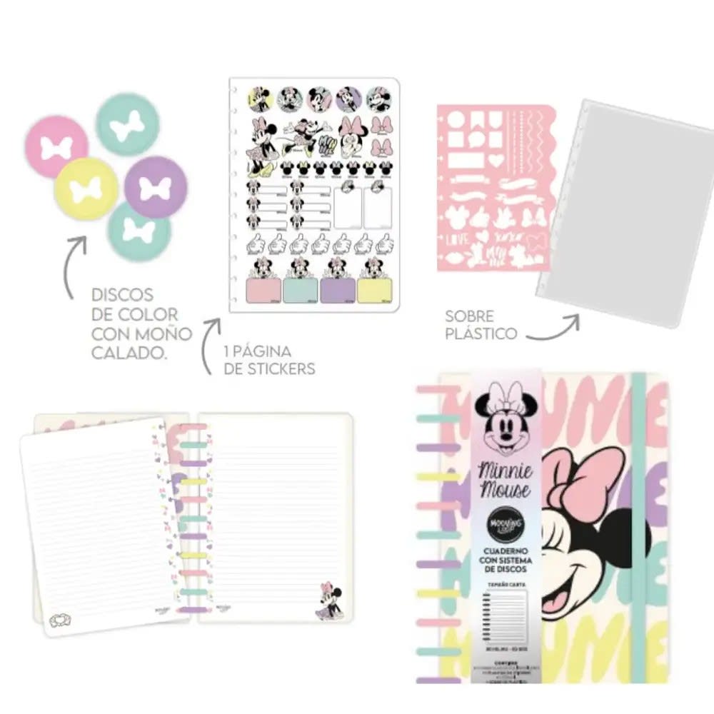 CUADERNO DISCOS CARTA  MINNIE2
