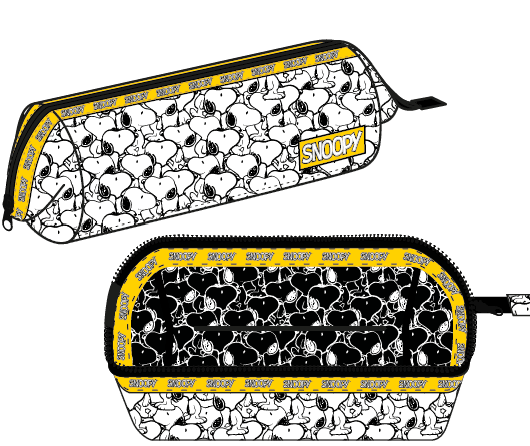 ESTUCHE OPEN SNOOPY NEGRO Y BLANCO1
