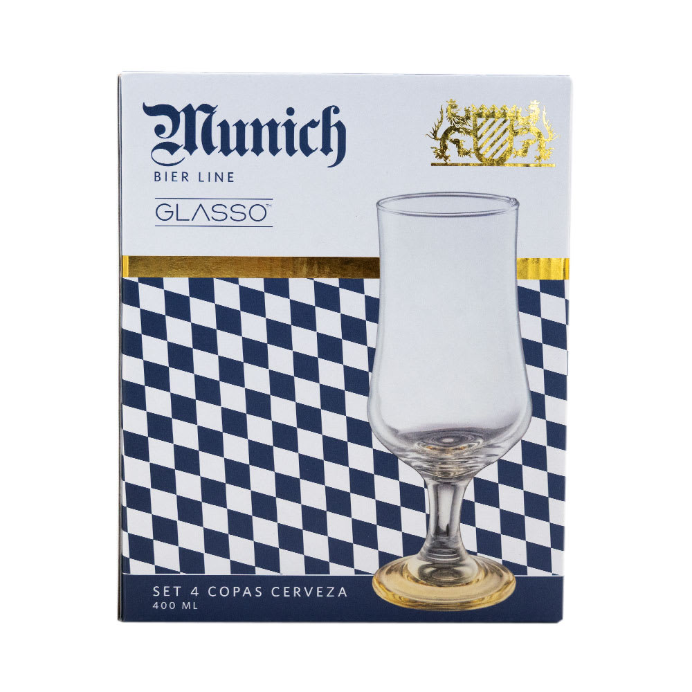 SET 4 COPAS CERVEZA 400ML MUNICH GLASSO3