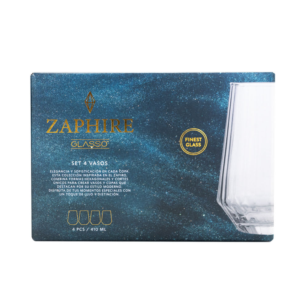 SET 4 VASOS 410ML ZAPHIRE GLASSO3