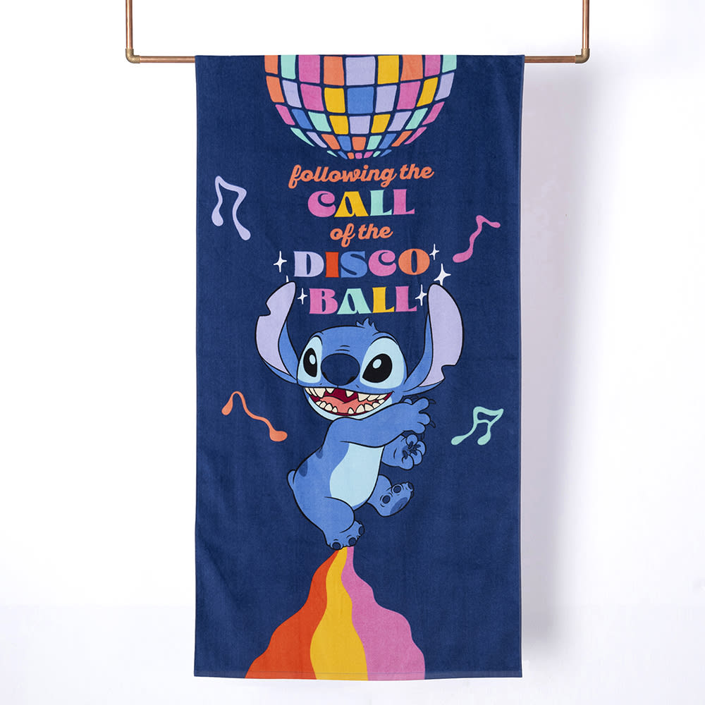 TOALLA PLAYA 70X140 STITCH DISCO1