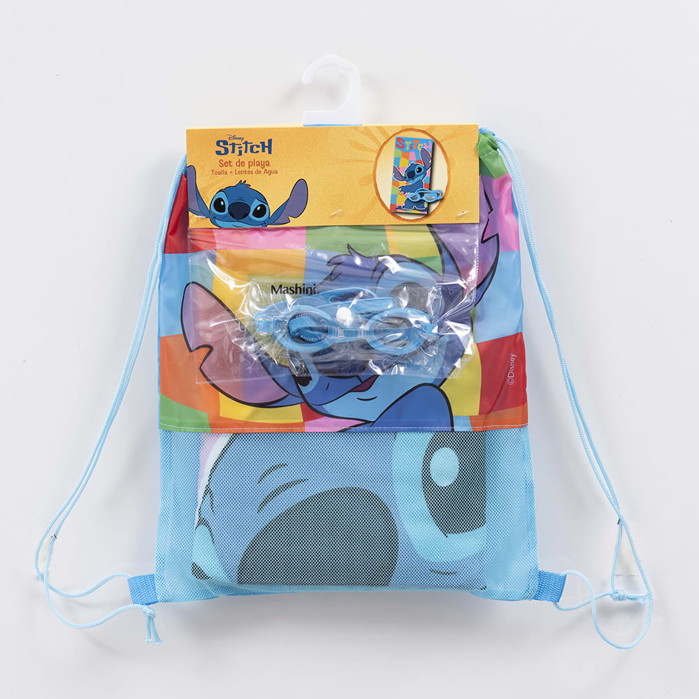 SET TOALLA 70X140 + LENTES DE AGUA STITCH GROO4