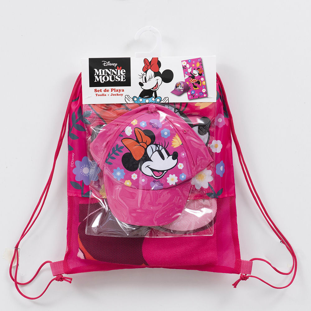 SET TOALLA PLAYA 70X140 + JOCKEY MINNIE SPRING4