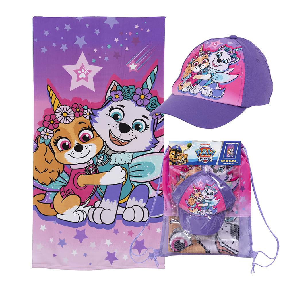 SET TOALLA PLAYA 70X140 + JOCKEY PWP UNICORN1