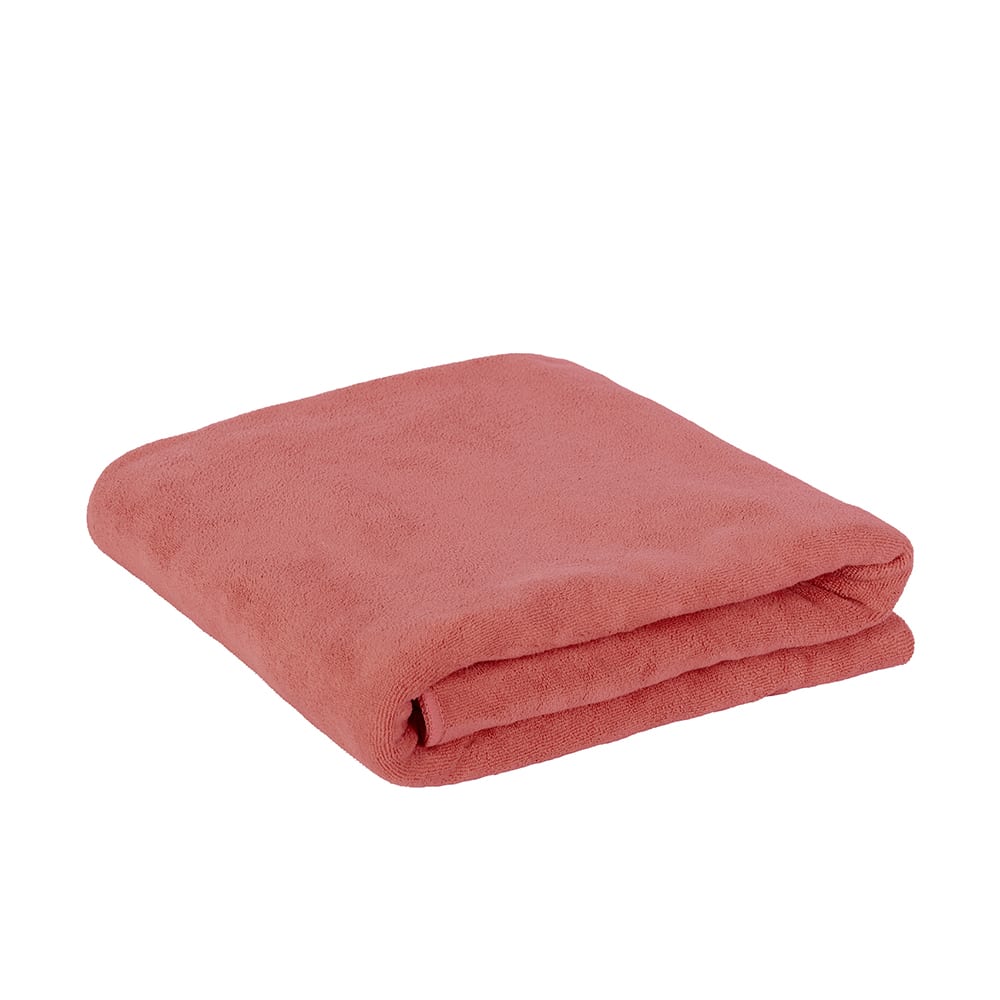TOALLA DEPORTIVA POLIAMIDA FLUOR 80X160 CORAL2