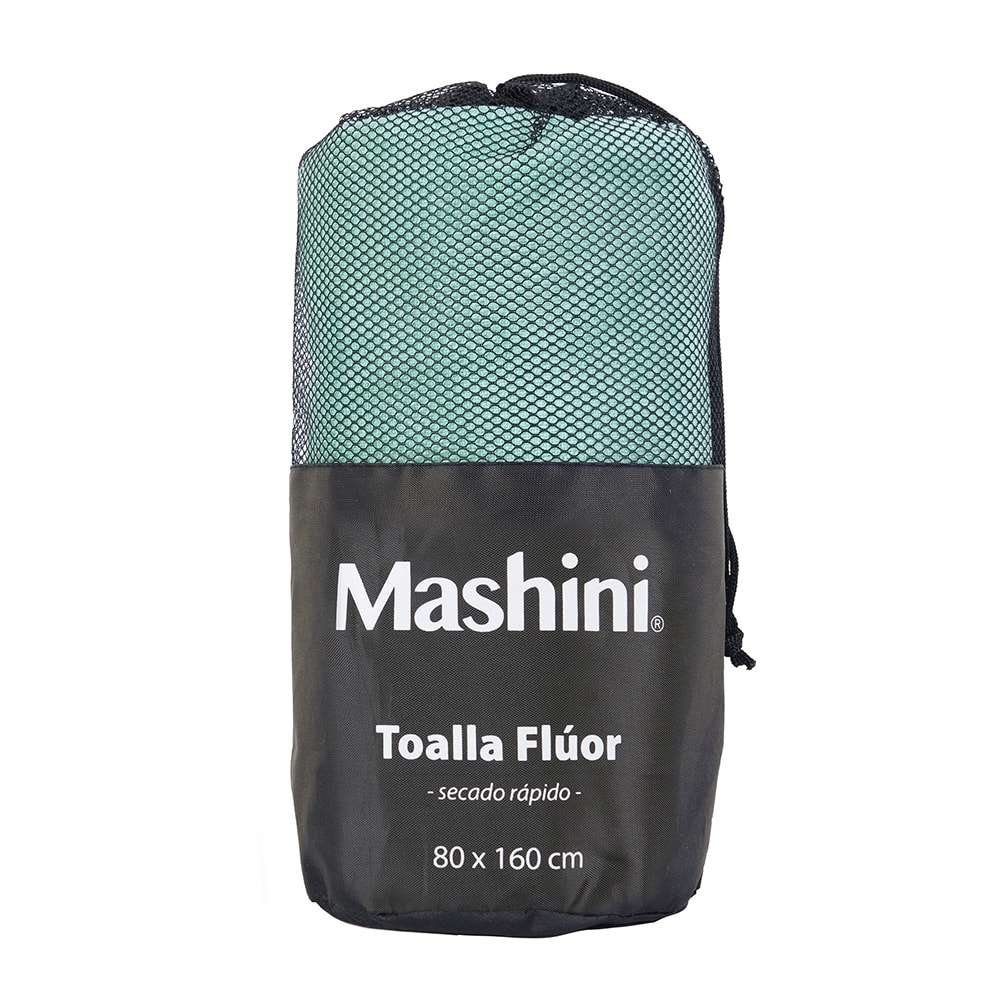 TOALLA DEPORTIVA POLIAMIDA FLUOR 80X160 TURQUESA1