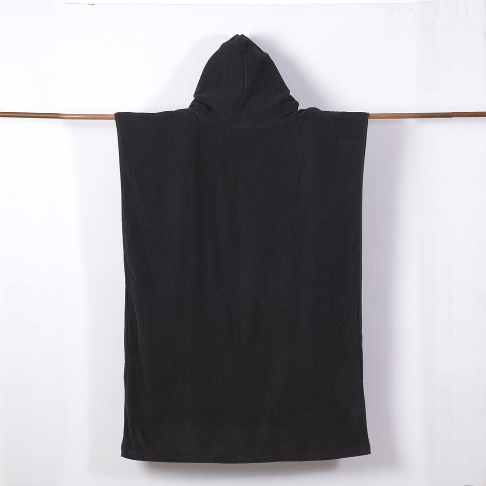 PONCHO PLAYA 70X100 NEGRO2