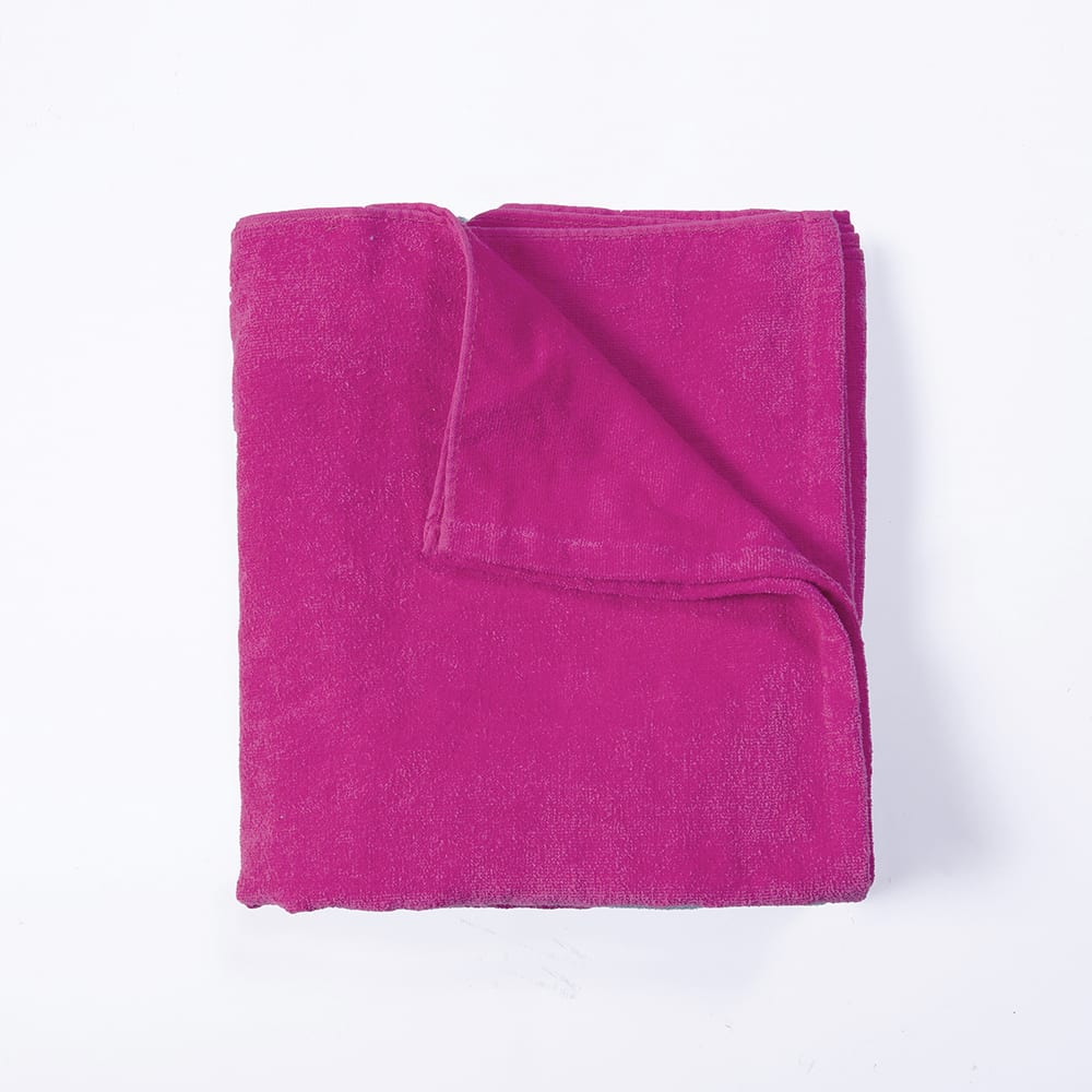 PONCHO PLAYA 70X100 FUCSIA3