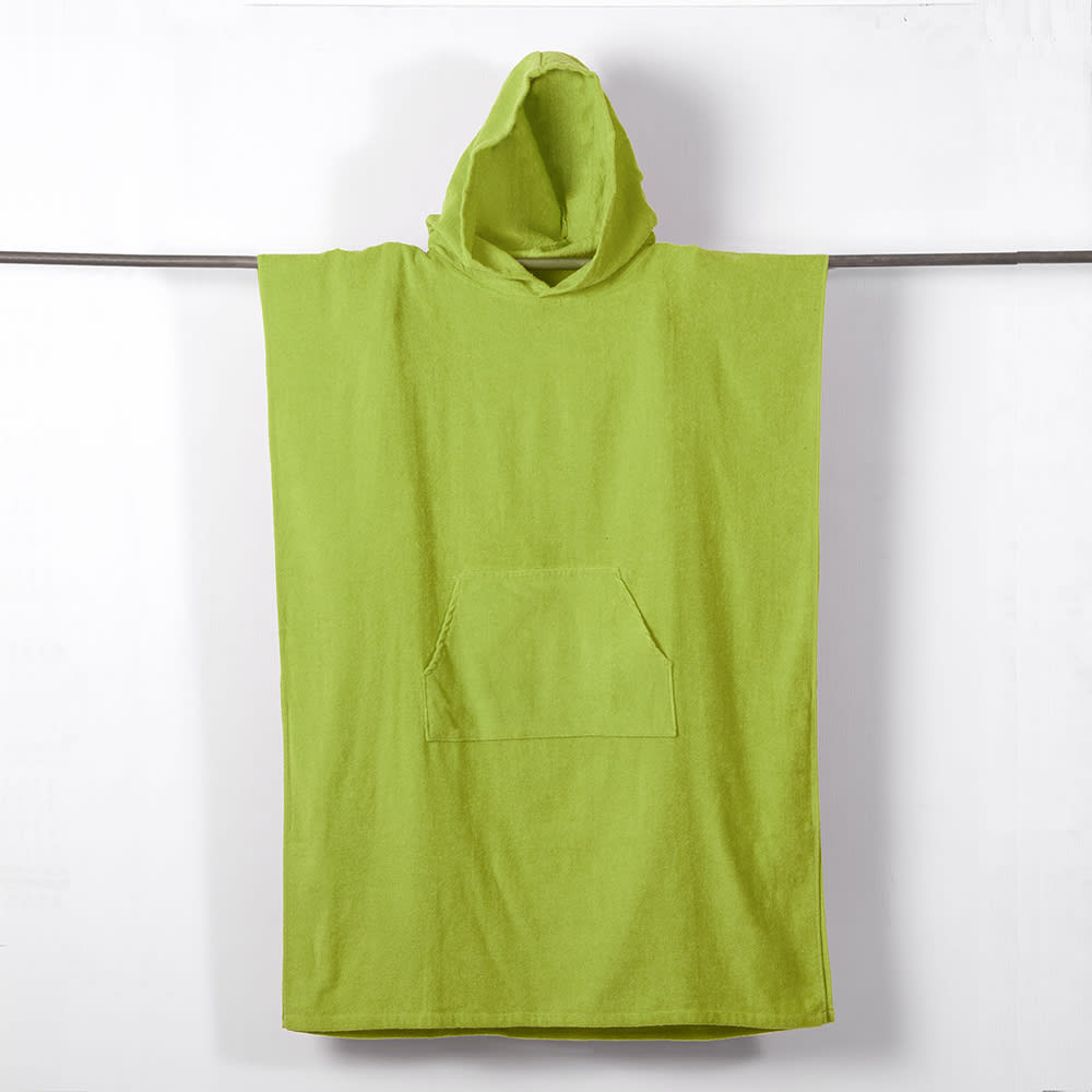 PONCHO PLAYA 70X100 VERDE1