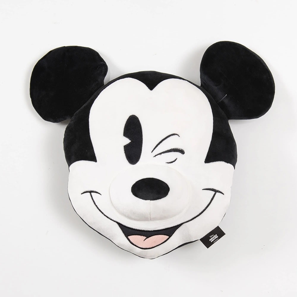 COJIN VELOUR C/ FORMA MICKEY INT1