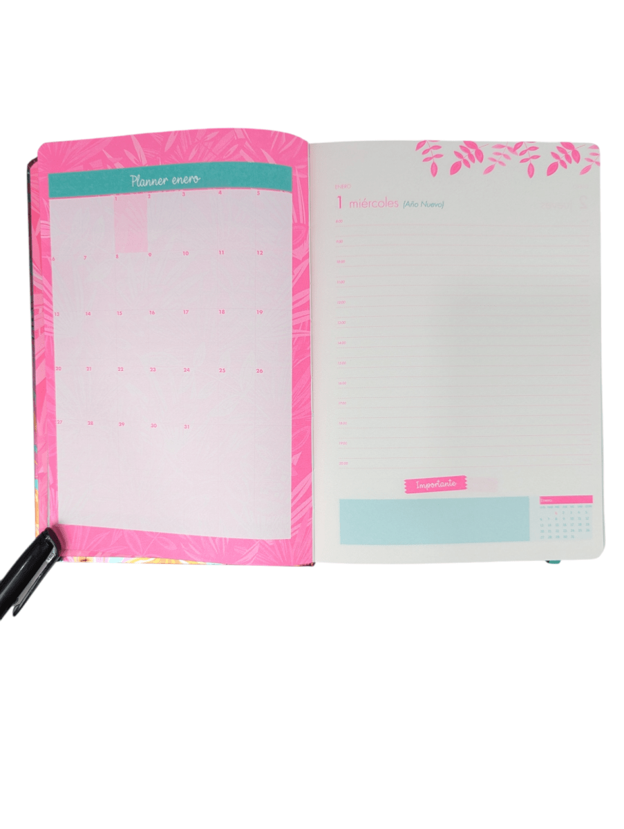 AGENDA DIARIA 2025 FLORAL6