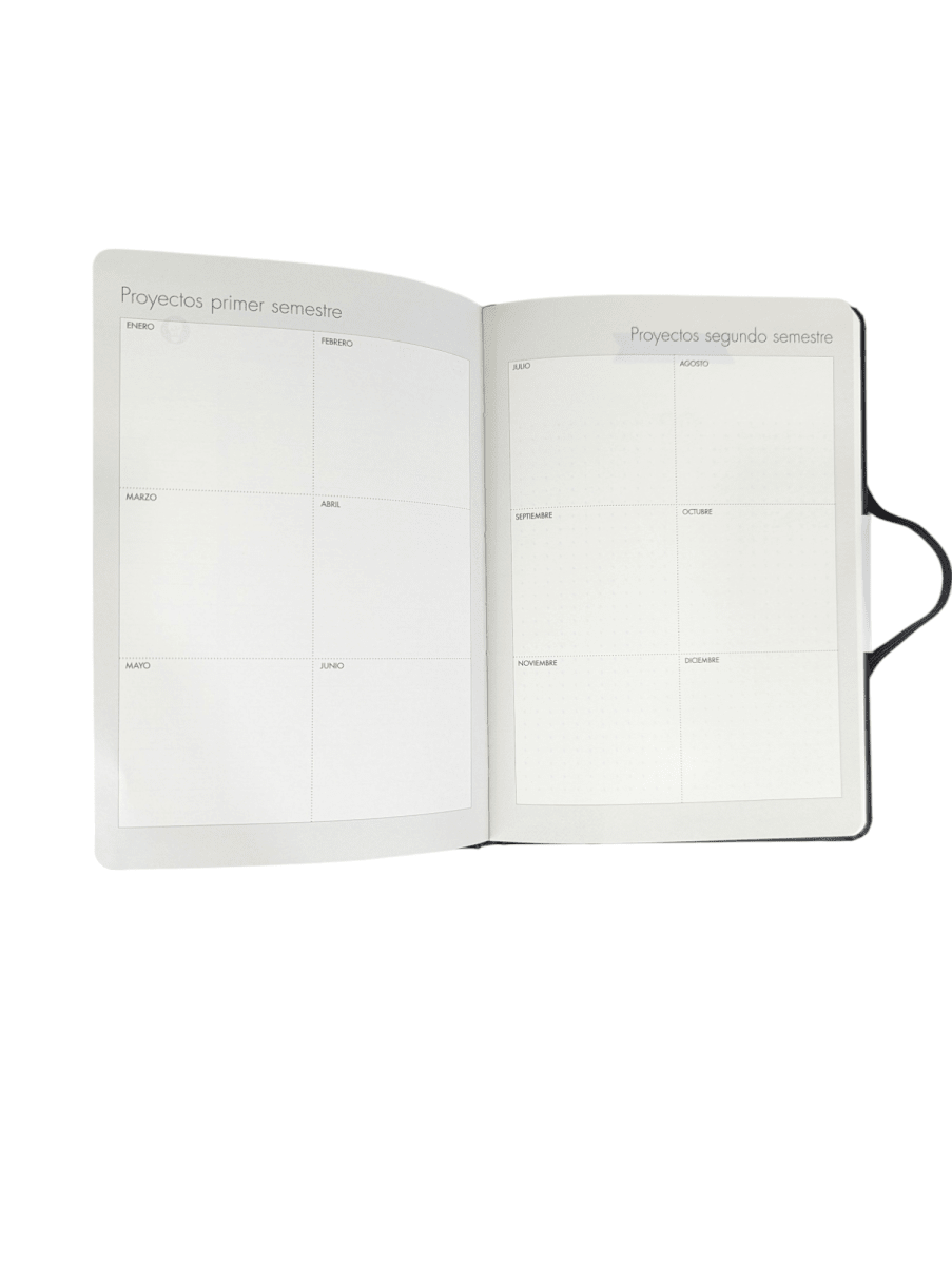 AGENDA SEMANAL A5 NEGRA 14.8 X 21 CM8