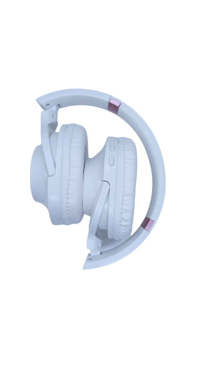 AUDIFONOS HEADSET WIRELESS EJ-1302 BLANCO/ROSA2