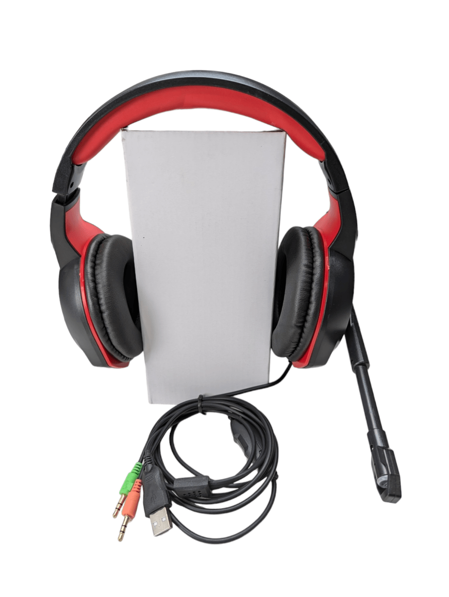 AUDIFONOS GAMER HEADSET IG-7900 ROJO CON LED RGB4