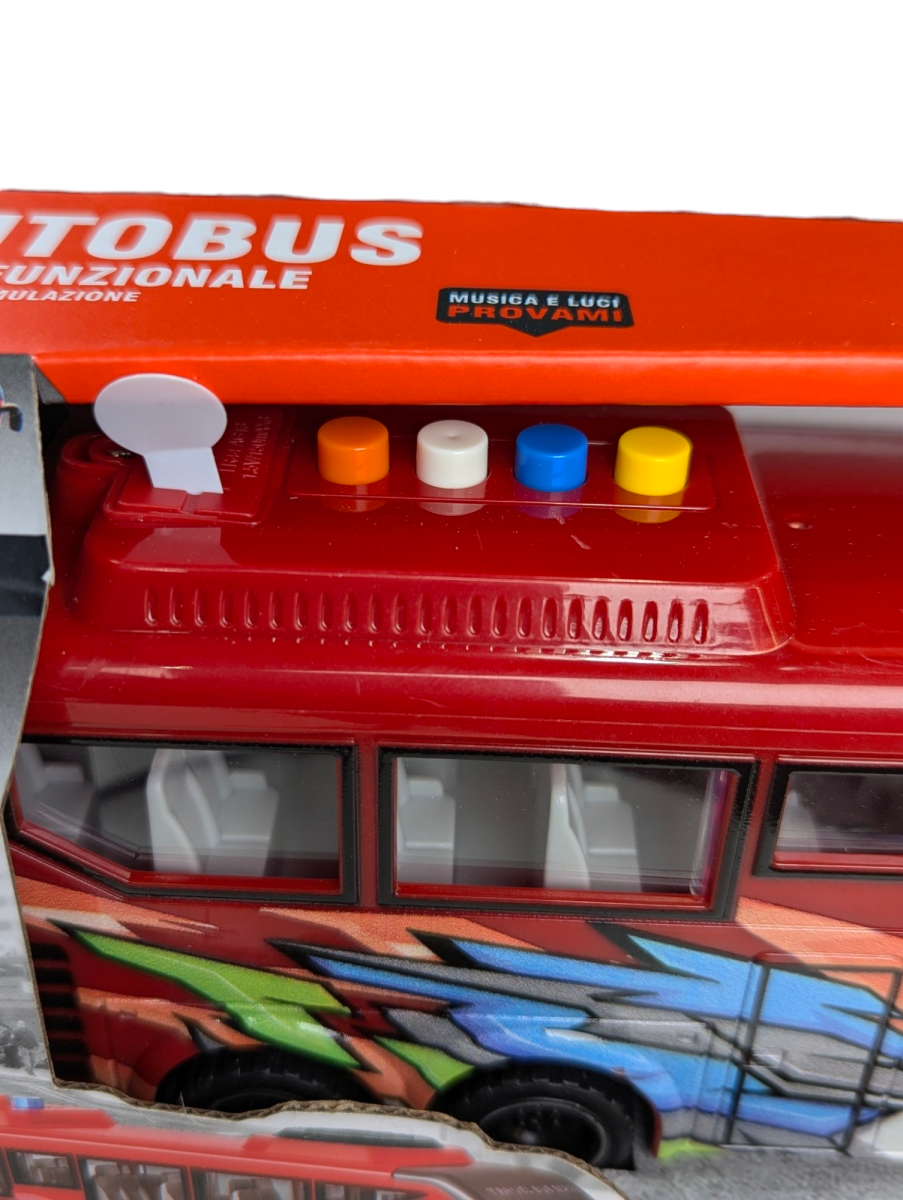 AUTOBUS URBANO ROJO CON LUZ Y SONIDO5