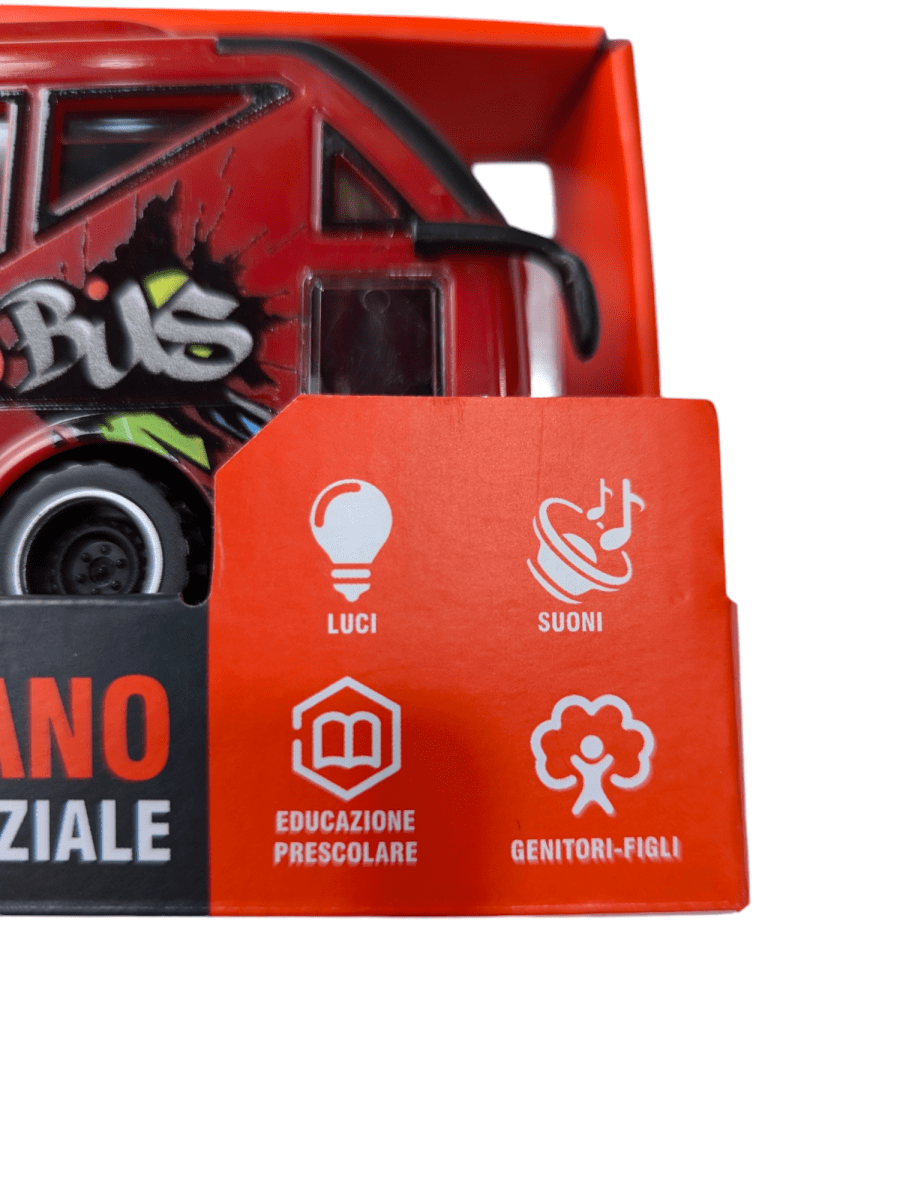 AUTOBUS URBANO ROJO CON LUZ Y SONIDO7