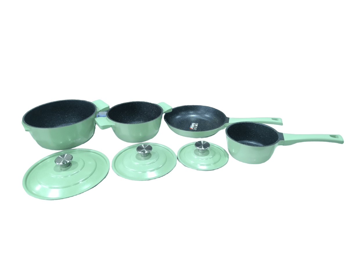 BATERIA 7PCS VINTAGE PISTACHO KEEP1