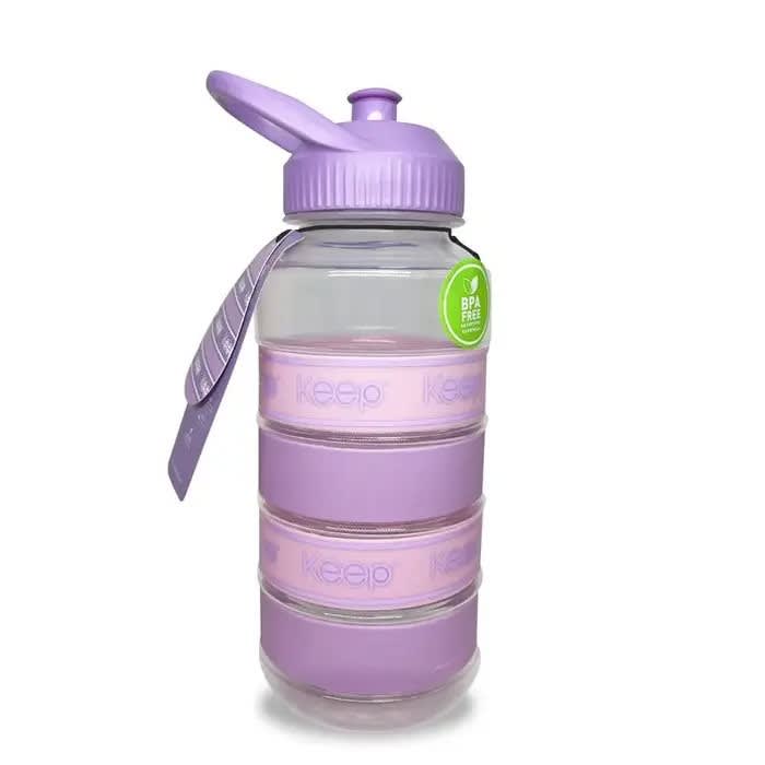 BOTELLA 1LT BIG BANDS KEEP LILA1