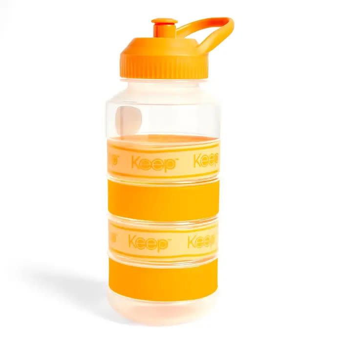 BOTELLA 1LT BIG BANDS KEEP NARANJA1