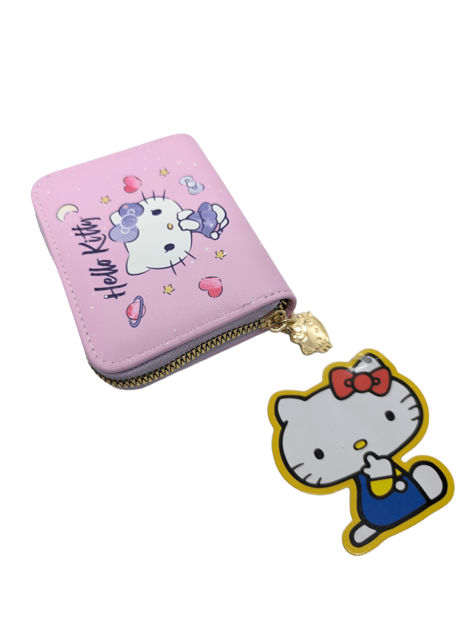 BILLETERA HELLO KITTY VESTIDO LILA1