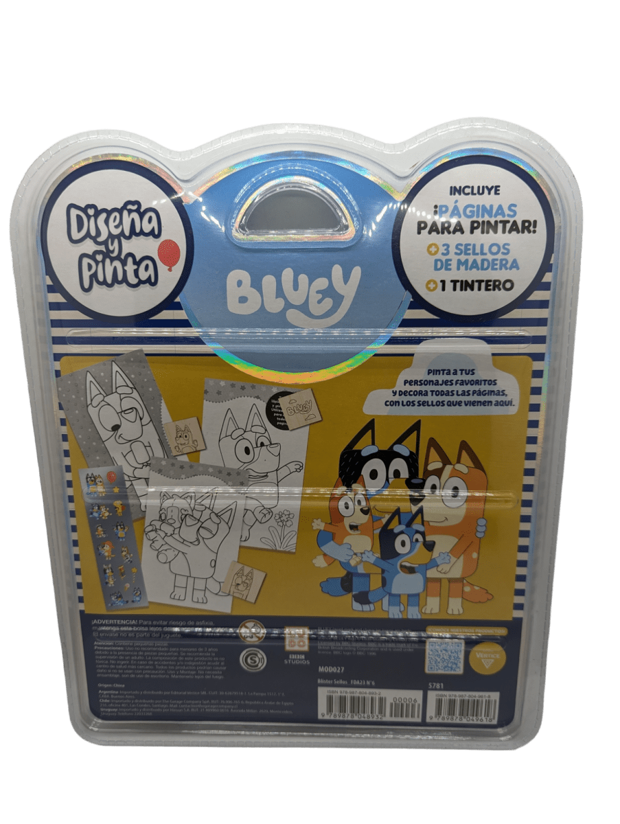 BLISTER DE SELLOS BLUEY2