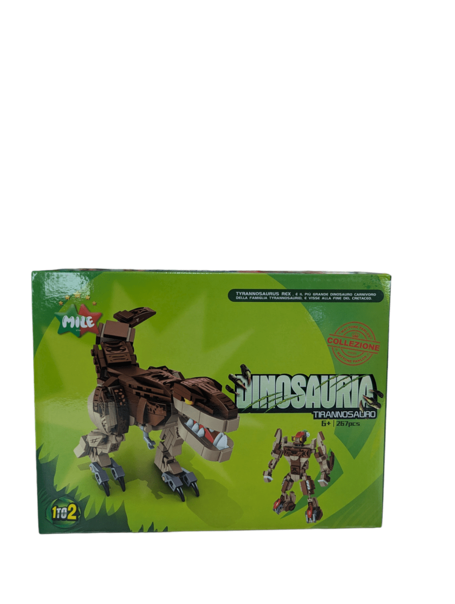 BLOQUES DE CONSTRUCCION DINOSAURIO - TIRANOSAURIO 267 PCS. 2 en 11