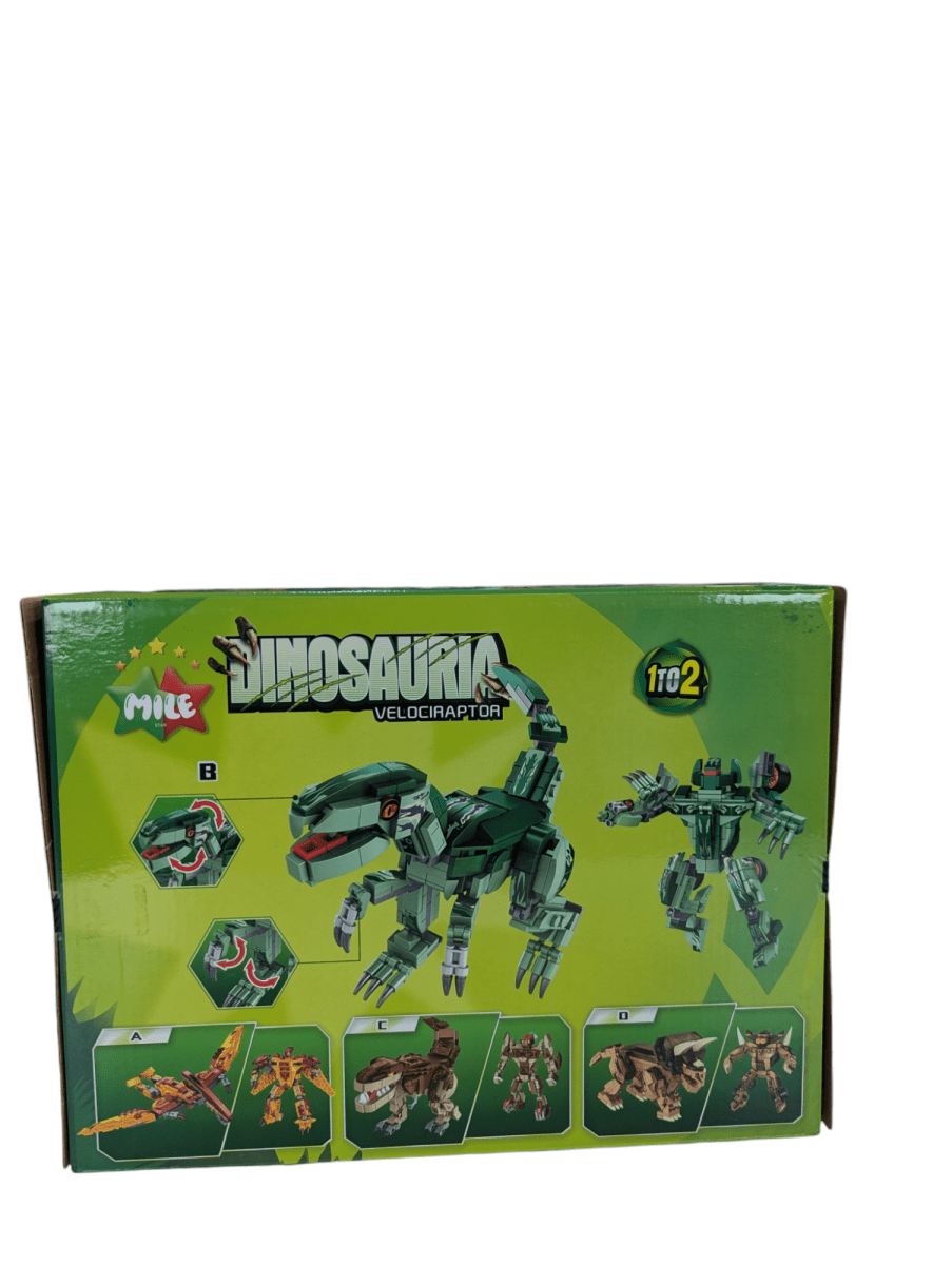 BLOQUES DE CONSTRUCCION DINOSAURIO - VELOCIRAPTOR 256 PCS2