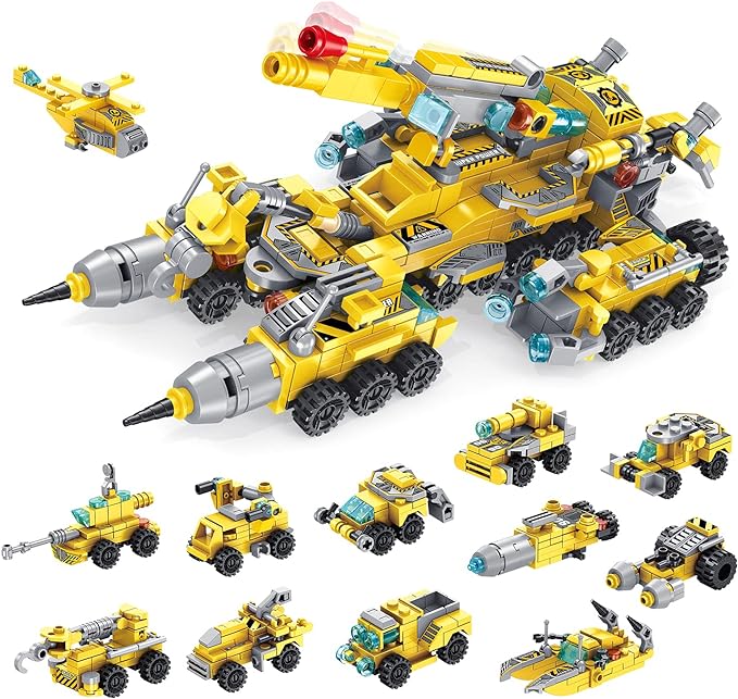 BLOQUES DE CONSTRUCCION VEHICULO DE INGENIERIA 566 PCS3