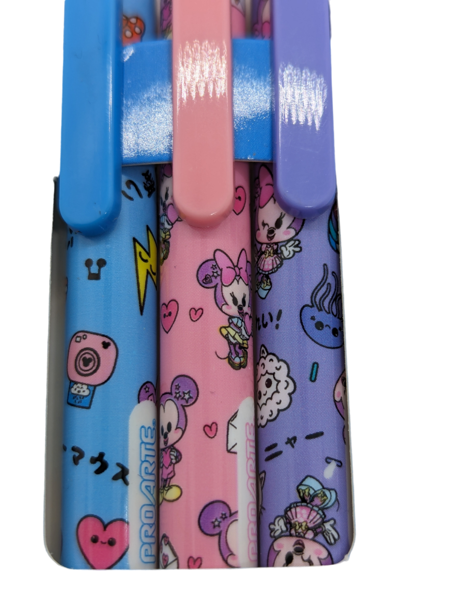 BOLIGRAFO 3 EN 1  ESTUCHE MICKEY -MINNIE2