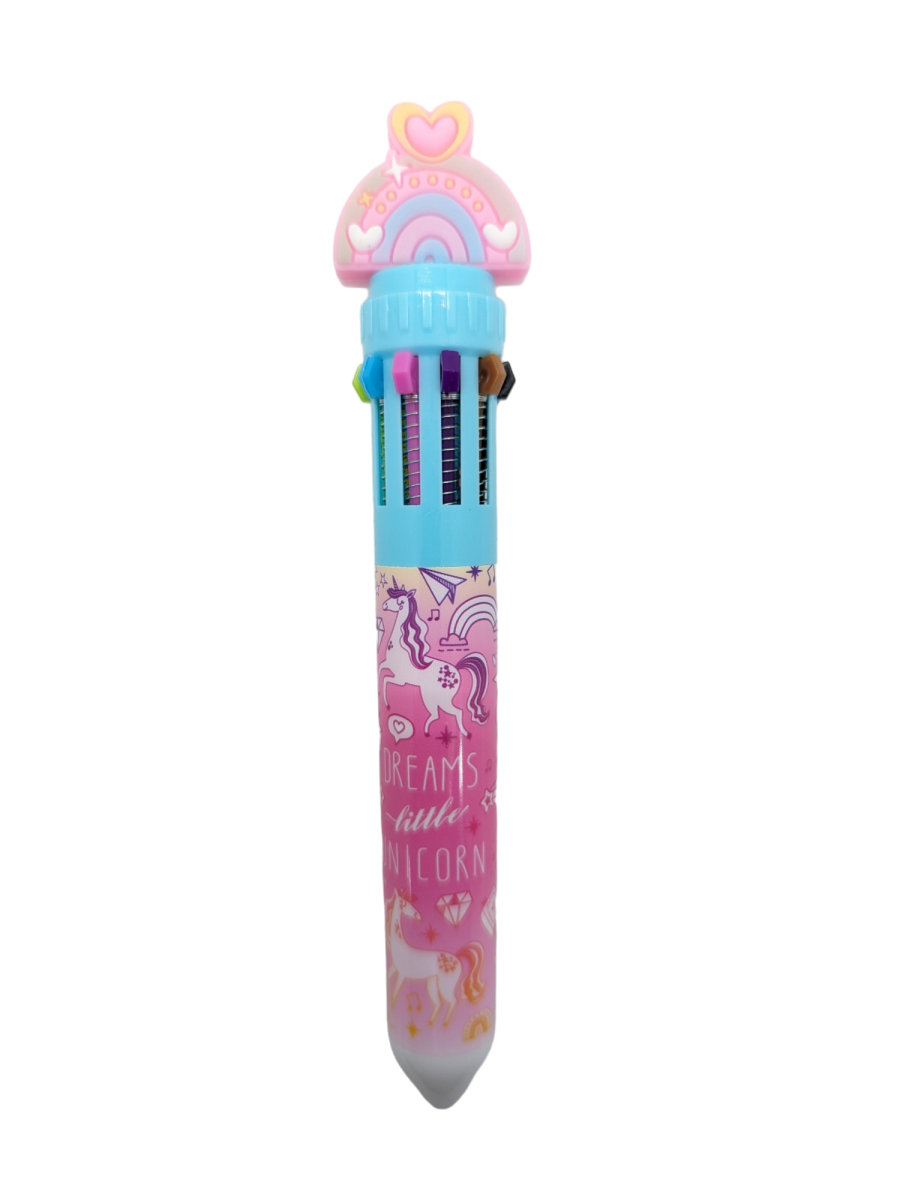 BOLIGRAFOS MULTICOLOR UNICORNIO5