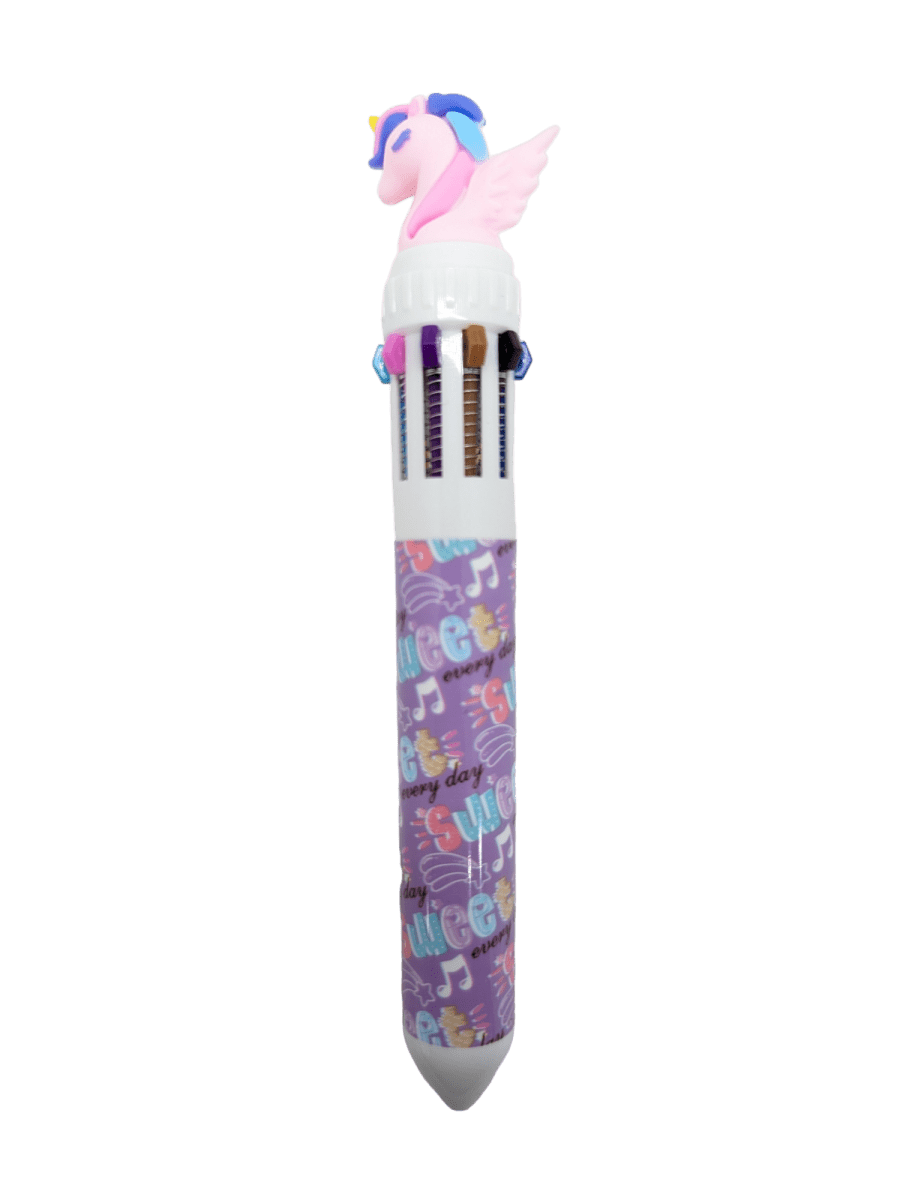 BOLIGRAFOS MULTICOLOR UNICORNIO6