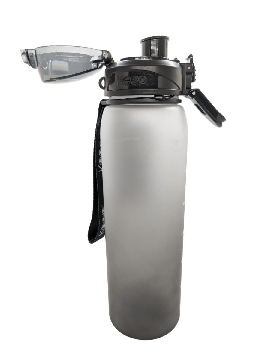 BOTELLA RUBBER 1L KEEP NEGRA2