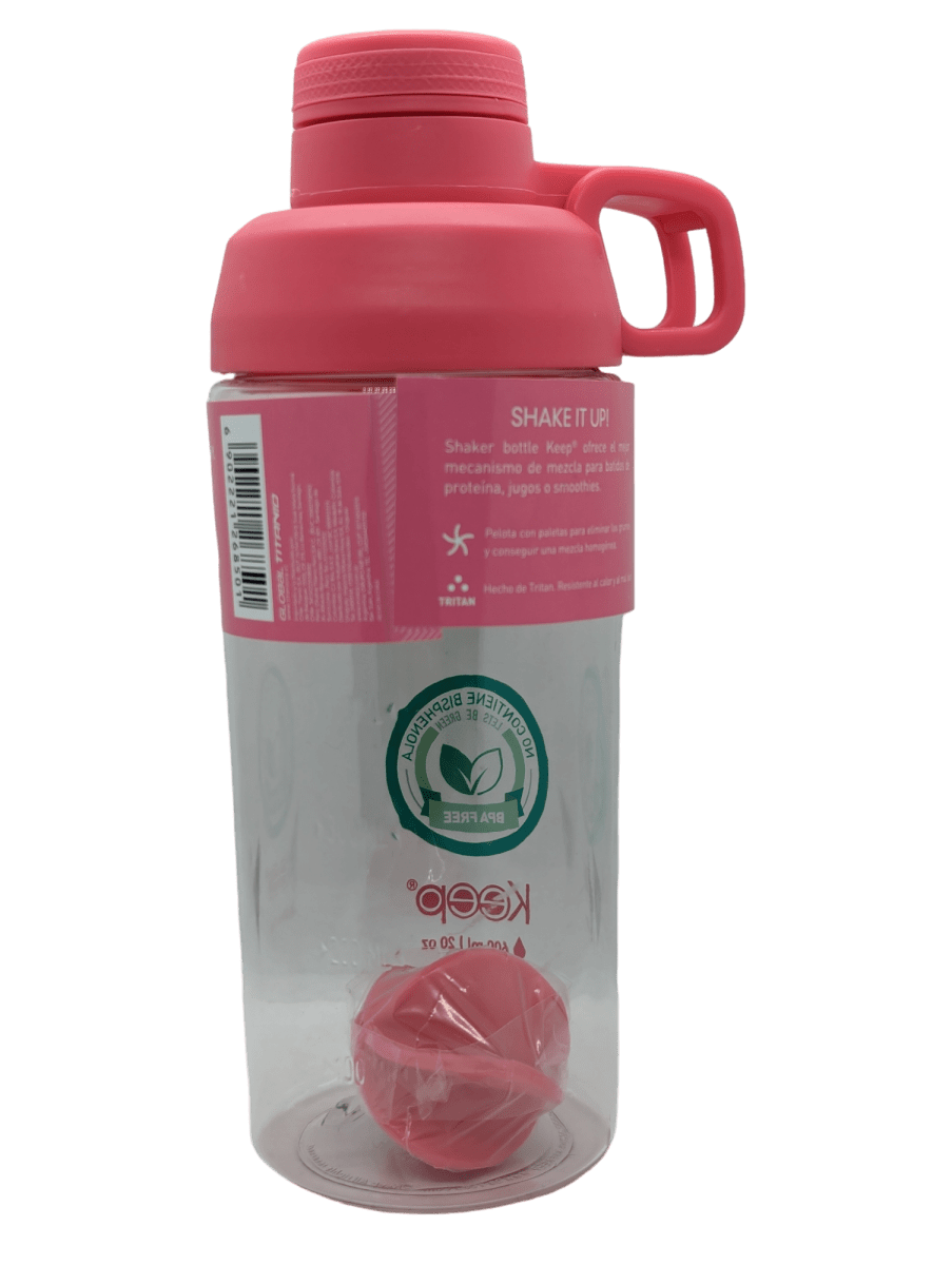 BOTELLA SHAKER 600ML FUCSIA2