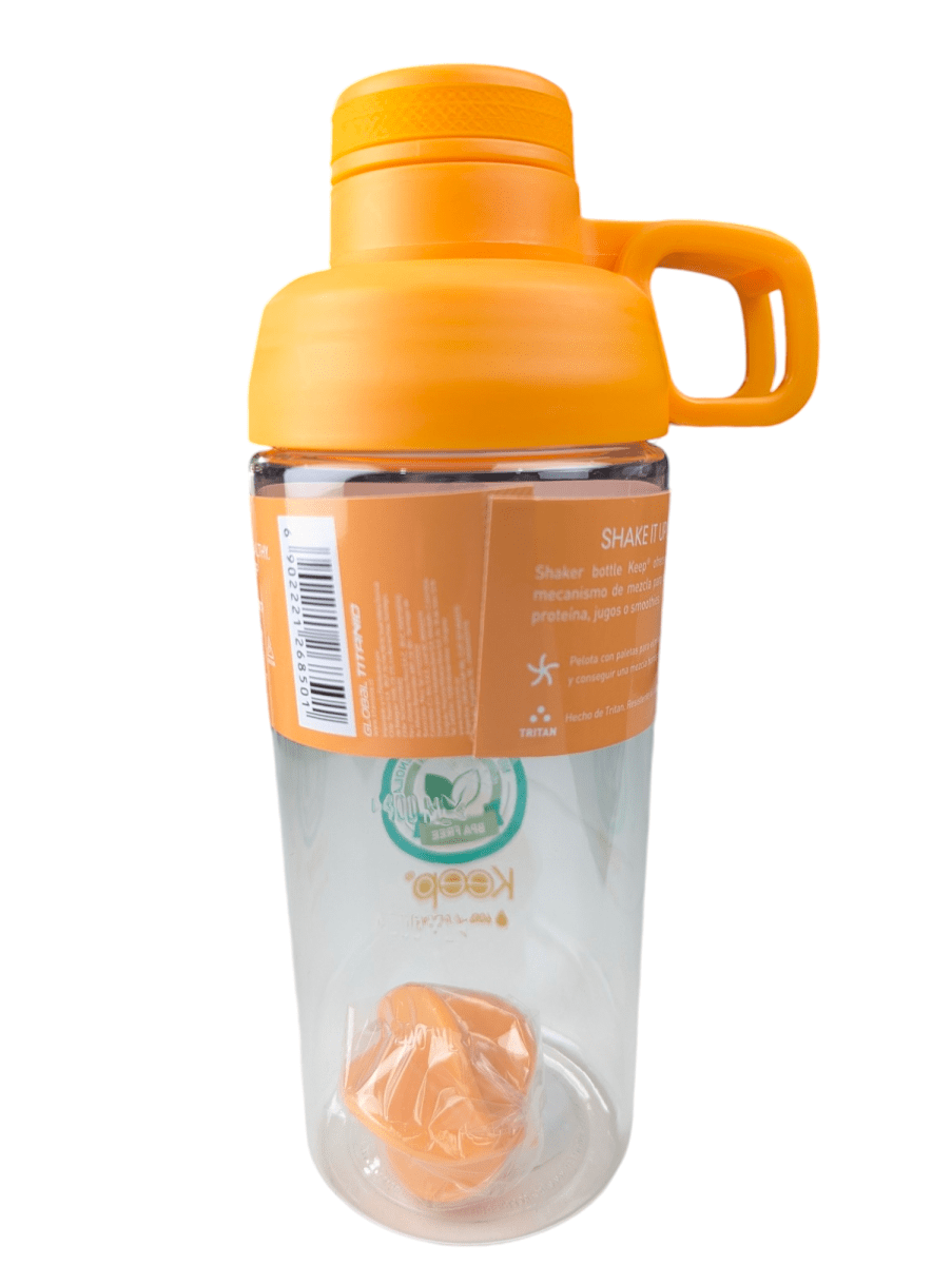 BOTELLA SHAKER 600ML AMARILLA2