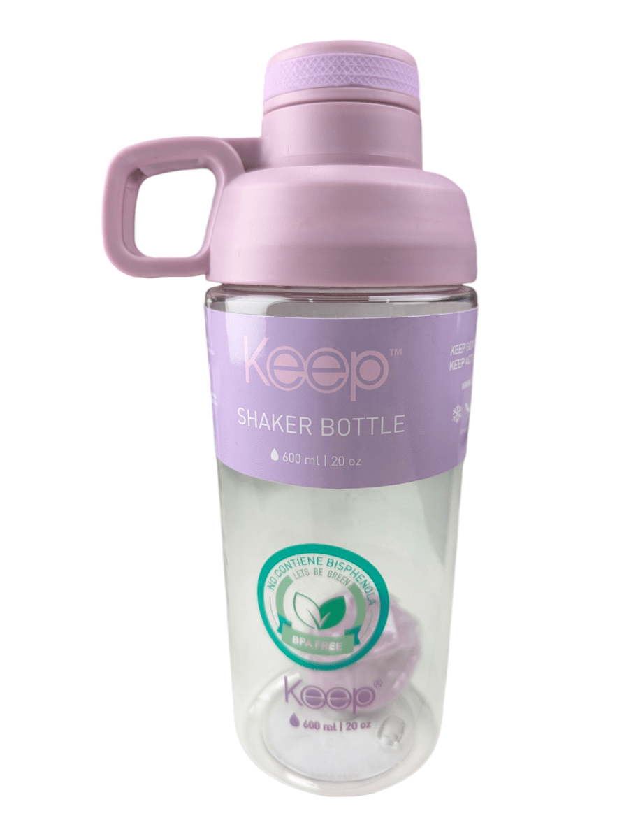 BOTELLA SHAKER 600ML LILA1