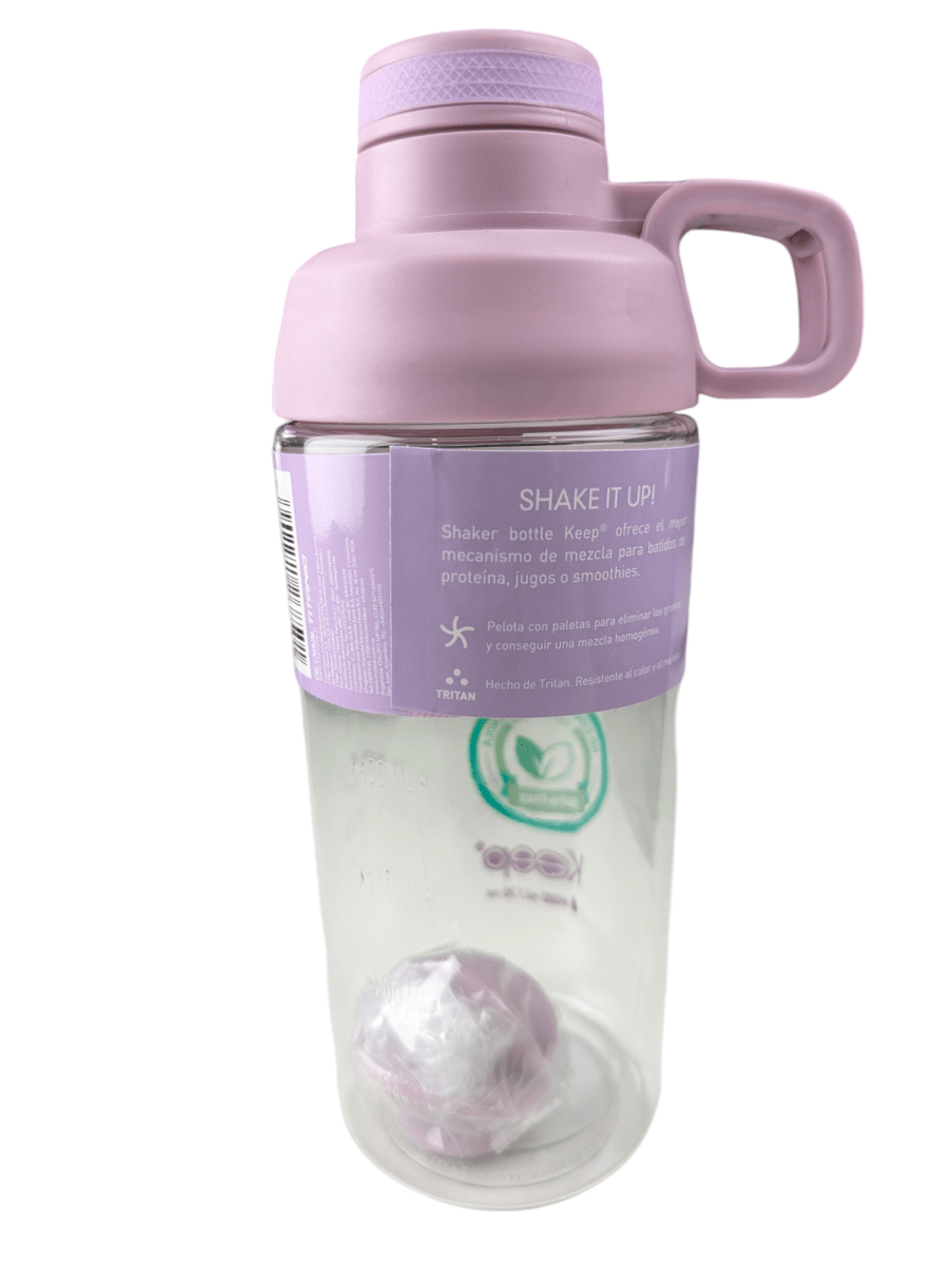BOTELLA SHAKER 600ML LILA2
