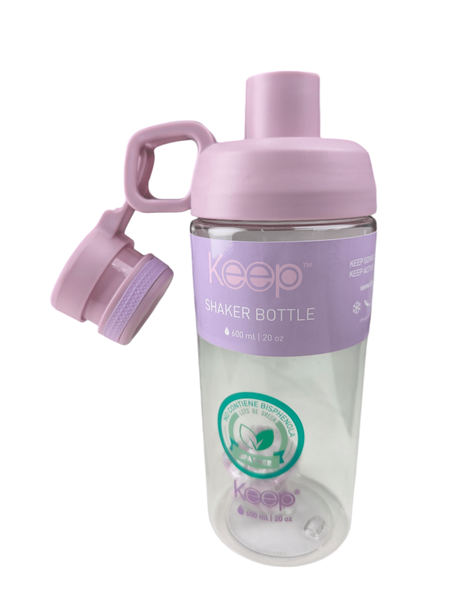 BOTELLA SHAKER 600ML LILA3