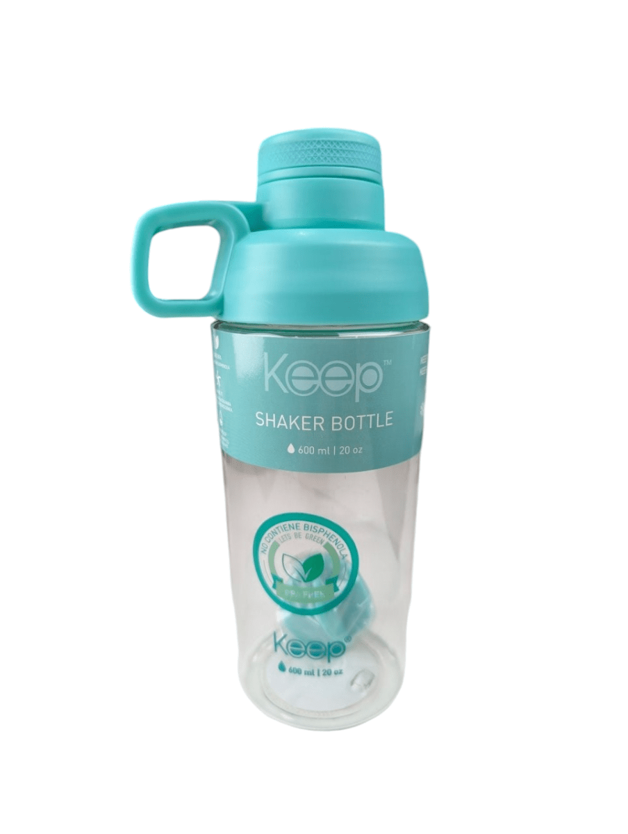 BOTELLA SHAKER 600ML VERDE1
